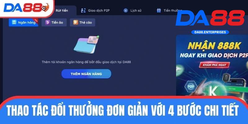 Rút Tiền DA88 2 Hướng dẫn rút tiền DA88